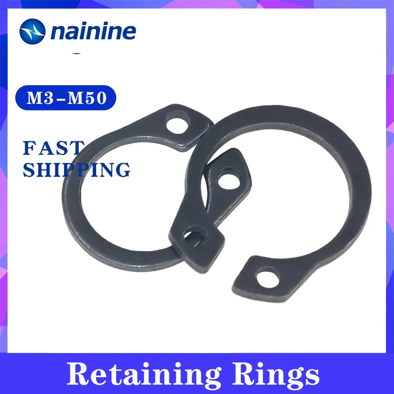 [m3m50] Internal External Retaining Rings For Shaft Circlips Cclip