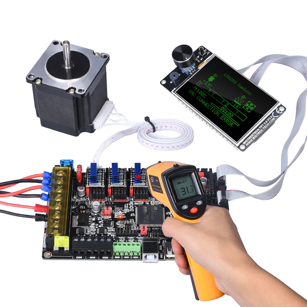 Драйвер шагового двигателя BIGTREETECH TMC5161 V1.0 SPI высокая мощность запчасти для 3D