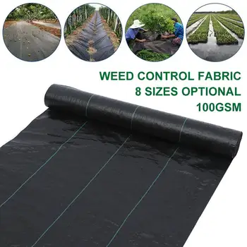 

Black Anti Glass Mat Vegetable Garden Cloth Garden Anti Glass Barrier Fabric Durable Garden Mat Glass Control