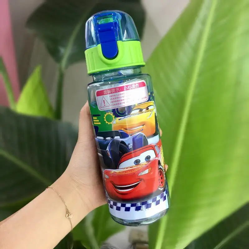 Disney plastic cup sports student kettle children drinking cup Mickey plastic leak-proof cup