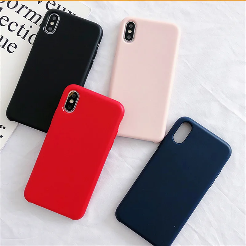 Силиконовый чехол из ТПУ для Iphone 6s 6 7 8 Plus plus X XR XS 11 Pro MAX | Мобильные телефоны и