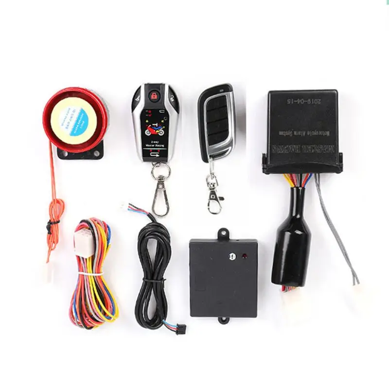 Remote Control Waterproof 12V Two Way Motorcycle Alarm Anti-theft Security System With Microwave Sensor