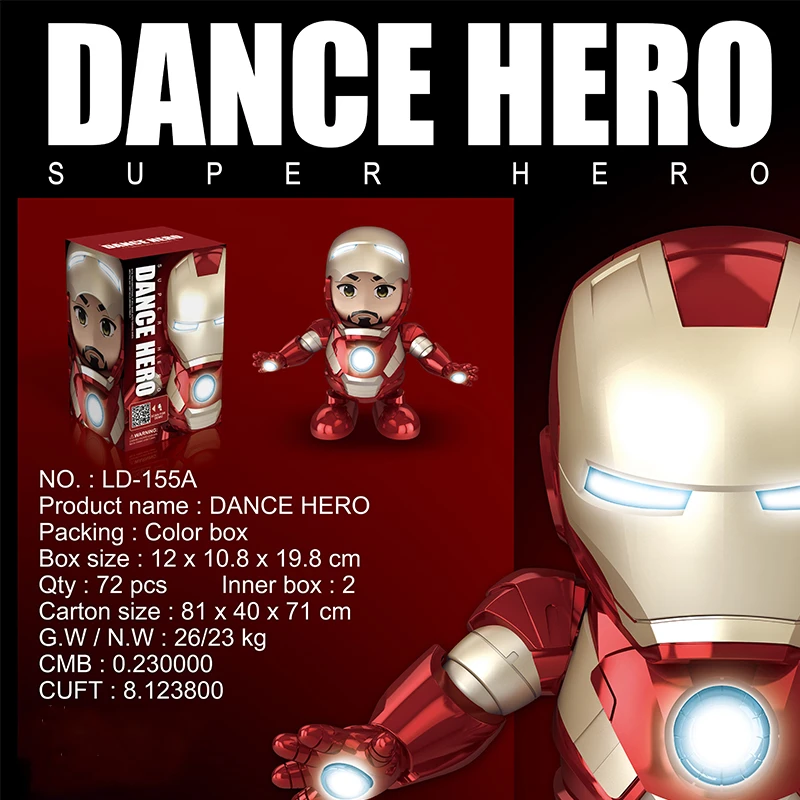 iron man toy dancing