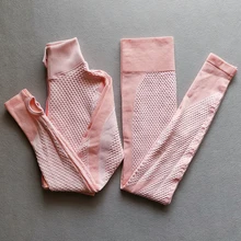 Женский комплект для йоги с длинным рукавом, Лоскутная Одежда для спортзала, укороченный топ на молнии для тренировок и фитнеса+ Бесшовные Леггинсы с высокой талией, спортивный костюм из 2 предметов