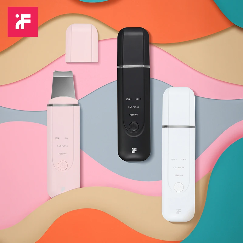 

InFace Ultrasonic Facial Skin Scrubber Ion Deep Face Cleaning Peeling Rechargeable Skin Care Device Beauty Instrument