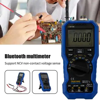

BLE 4.0 Handheld Tester Capacitance Digital Multimeter True Rms Resistance Meter