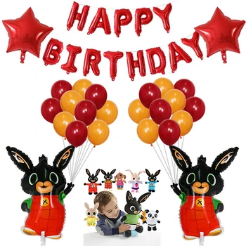 

binging Rabbit balloon Plush toy sula flop Hoppity Voosh pando coco plush doll peluche toys children birthday Christmas gifts