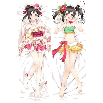 

Anime Dakimakura 2Way 160x50cm Love Live ! Nico Japanese Girl Idol Body Hugging Pillow Case Cover Waifu Gift for OTAKU Bed Decor
