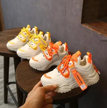 

2020 New Pure Color Children Shoes Fashion Simple Flat Boys Girls Kids Casual Shoes Light Breathable School Sport Running Shoes