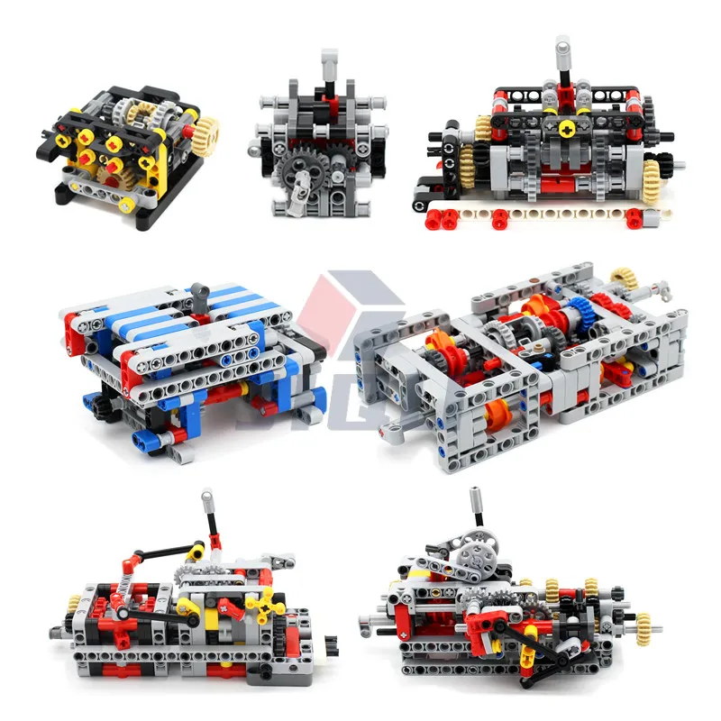 Высокотехнологичные детали MOC все виды многоскоростных моторов набор редукторов