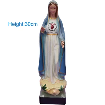 

HOME DECOR MADONNA BLESSED SAINT VIRGIN MARY SCULPTURE STATUE FIGURE JESUS CHRIST TABLETOP STATUE FIGURINE RESIN