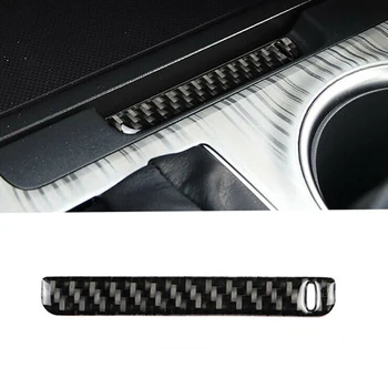 

For Toyota Camry 2018 2019 Car Interior Center Console Storage Box Cover Sticker Strip Trim Carbon Fiber Car Styling Accessory