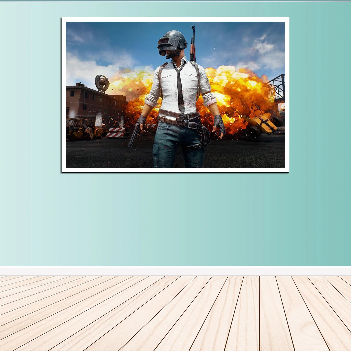 PUBG постер холст живопись AliExpress современный висит искусство победитель курица