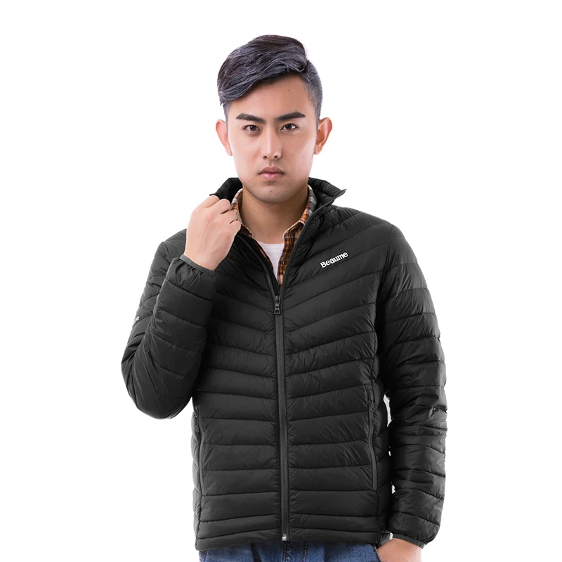 

Beaume New arrival Men down Jacket Blouse impermeavel Portable Super Light Puffer Jacket Men's Packing Coat Duck Down FNA44251