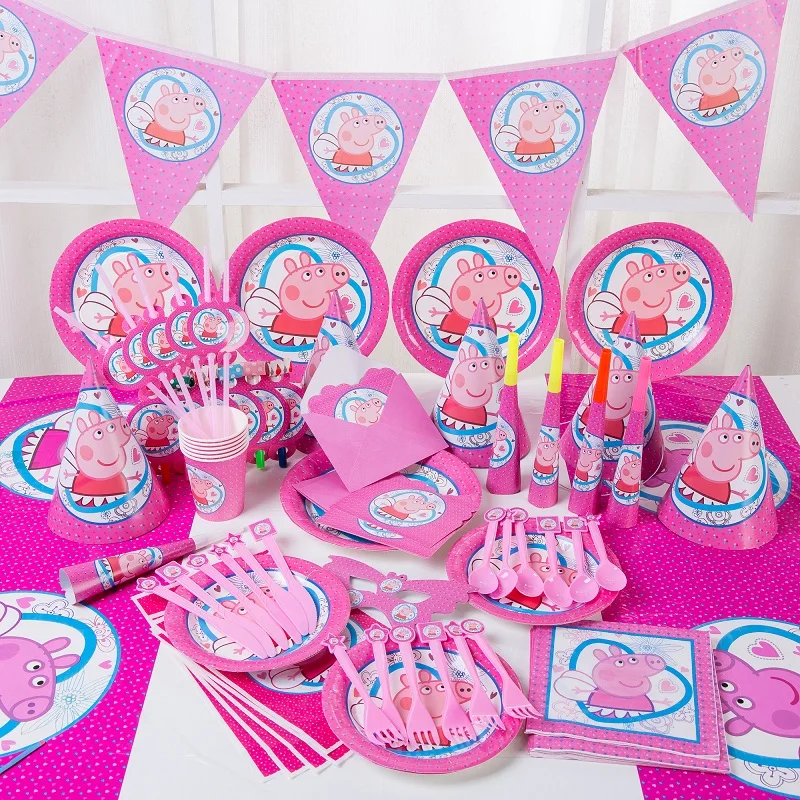 Peppa игрушки "Свинка" Джордж Пеппа свинка Семейный пакет папа мама фигурка Pelucia аниме Свинка Пеппа вечерние игрушки украшения