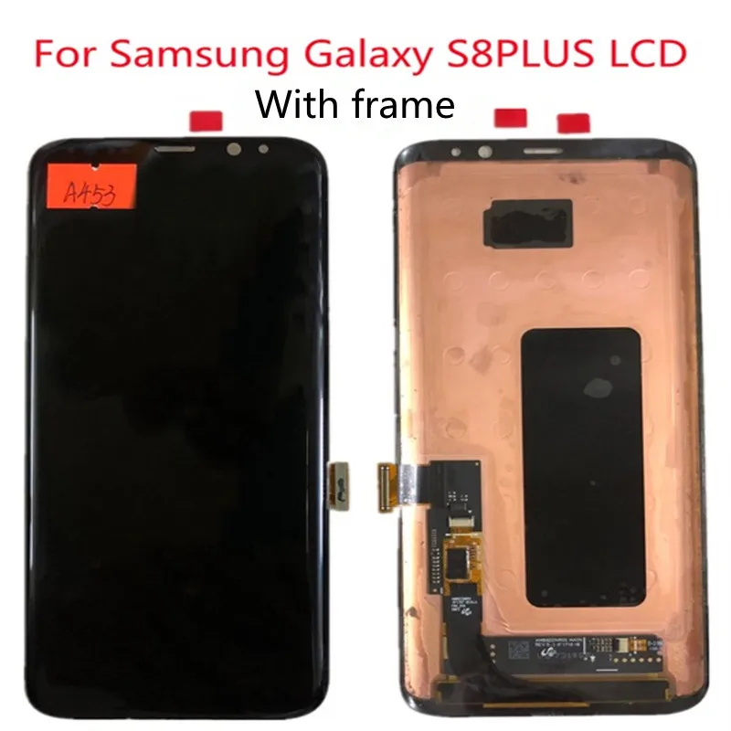 Original For Samsung Galaxy S8PLUS LCD With Frame G955 G955F G955U Touch Screen Assembly lines or black dots 3 | Мобильные телефоны