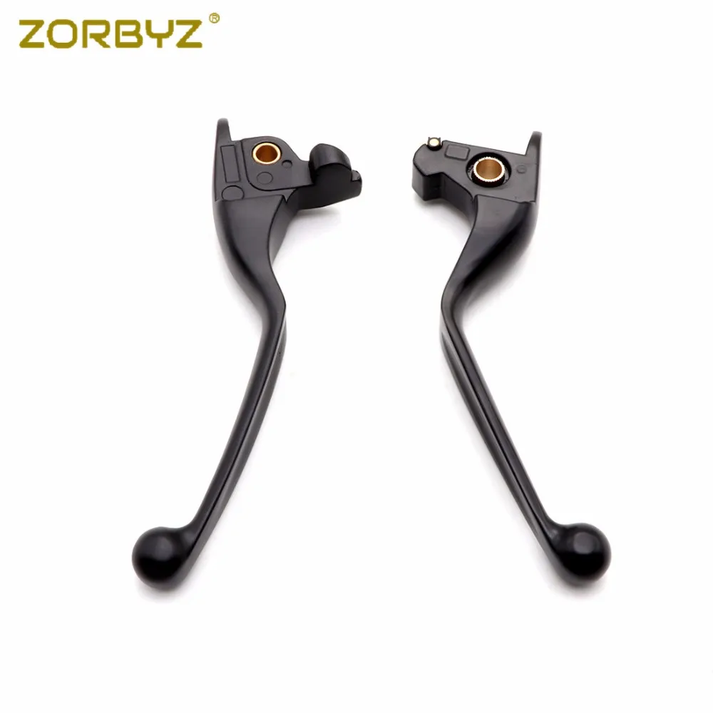ZORBYZ черный Алюминиевый Регулятор тормозной рычаг сцепления для Harley Touring Street Glide