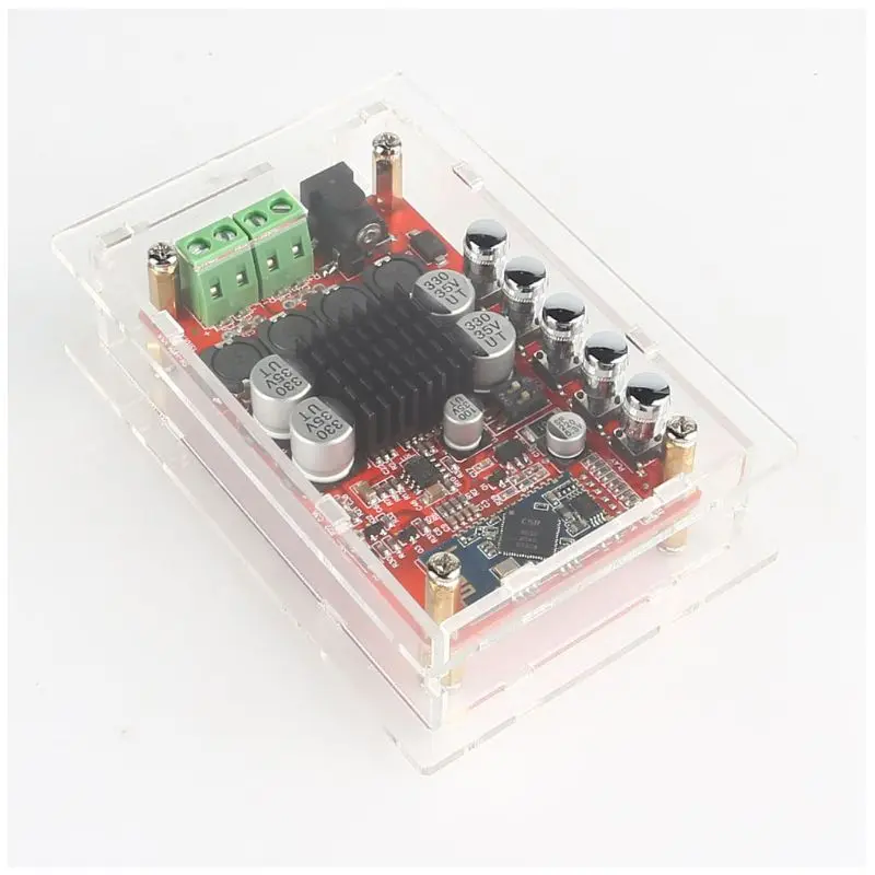 DIY акриловый чехол для TDA7492P Bluetooth 4,0 приемник усилитель платы