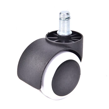 

5PCS 45kg Office Chair Caster Wheels 2 Inch Swivel Rubber Caster Wheels Replacement Soft Safe Rollers For Furniture Hardware