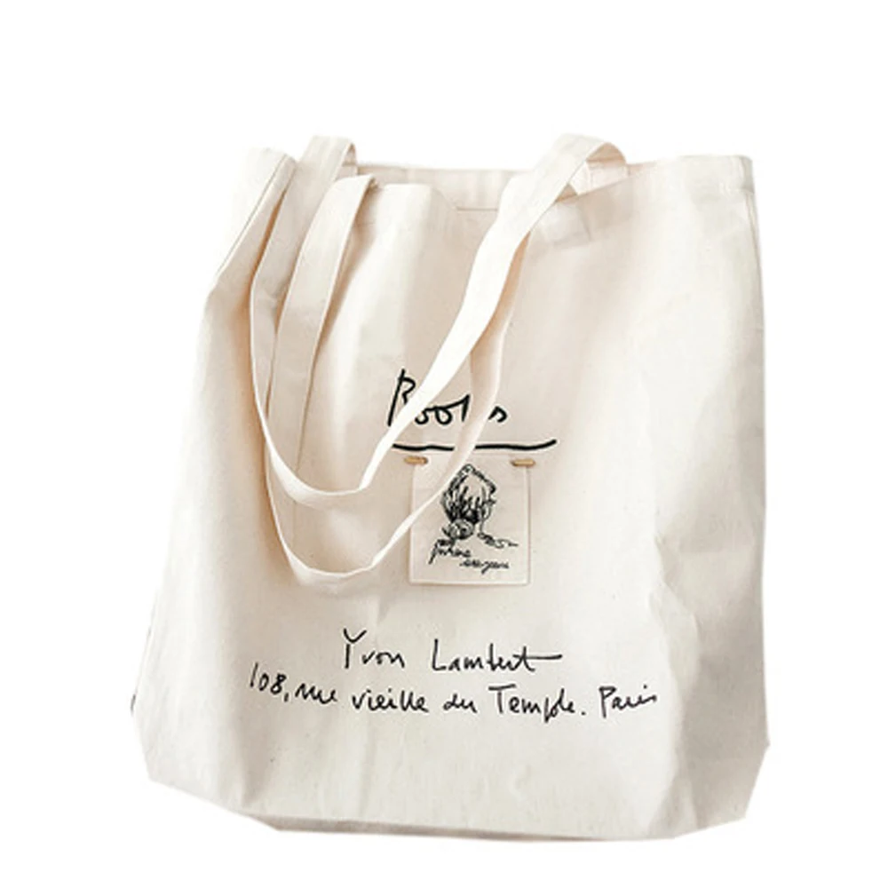 Новая модная женская сумка для покупок, женские холщовые сумки для покупок с буквенным принтом, пляжные сумки, школьные сумки для девочек