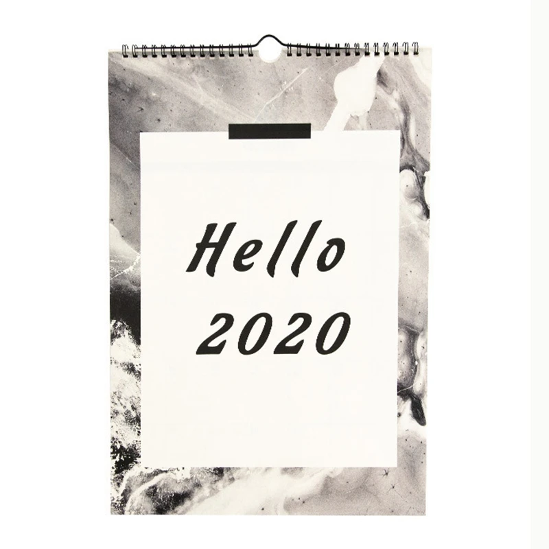 1PC Wall Calendar Agenda 365 Days Daily Planner Notes to Do List Tearable Desk Calendar Decoration Creative Calendar - Color: Grey A3
