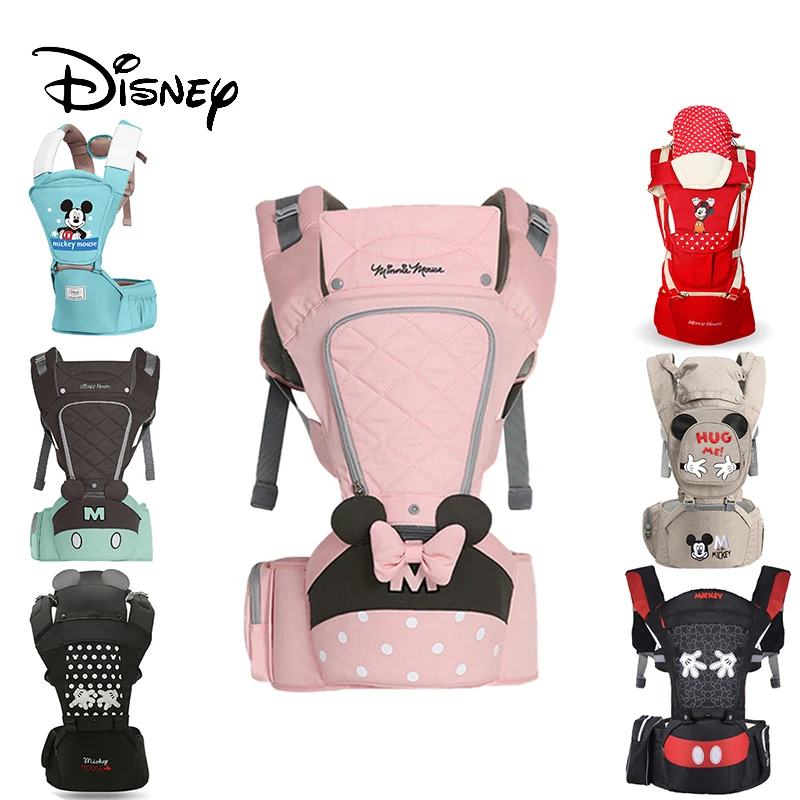 Disney ergonomique porte-bébé sac à dos infantile fronde enfant en bas âge taille porte-emballage porte bébé kangourou Hipsit Minnie 360 épaule