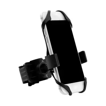 

Bicycle Handlebar Clip Holder With Silicon Support Band Mobile Phone Navigation Frame Accessories Mobile Navigation Holder Frame