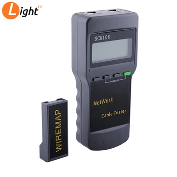 

Free Shipping SC8108 Portable Multifunction LCD Wireless Network Tester Meter&LAN Phone Cable Tester & Meter