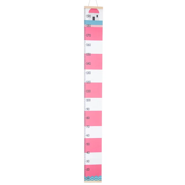 Egyszerű Gyerekek Növekedési Diagramok Baba Magasságú Vonalzó Eltávolítható Vászon Fal Lógó Mérés Északi Lakberendezési Dekoráció - Image 6