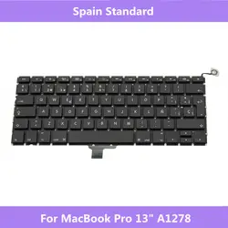 Испанская стандартная клавиатура для ноутбука MacBook Pro 13 "A1278 SP Замена клавиатуры для Macbook A1278 2008 2009 2010 2011 2012