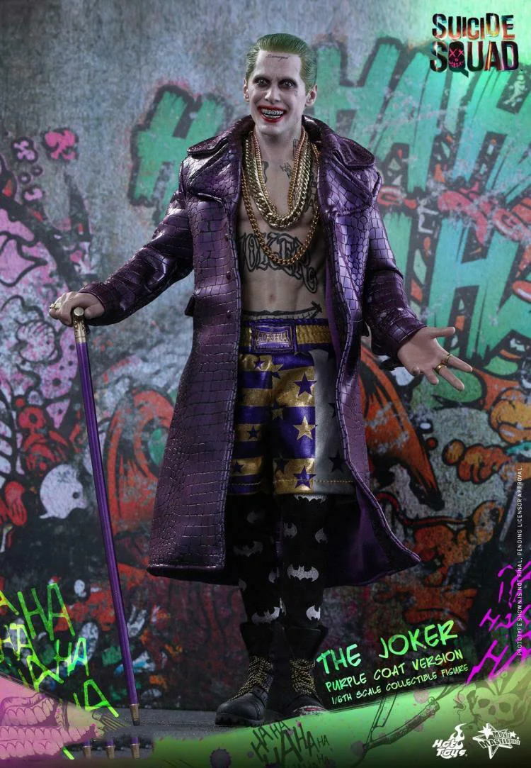 Ограниченный коллекционный 1/6 полный набор HOTTOYS MMS382 Джокер Отряд Самоубийц фиолетовый пальто Ver. Фигурка люкс вер. Модель для вентиляторов