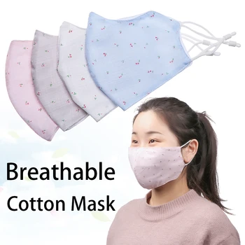 

Fast Shipping!!! Adult Cotton Breathable Face Mask Reusable Skin-Friendly Windproof Dustproof Mouth-muffle Soft Comfortable Hot