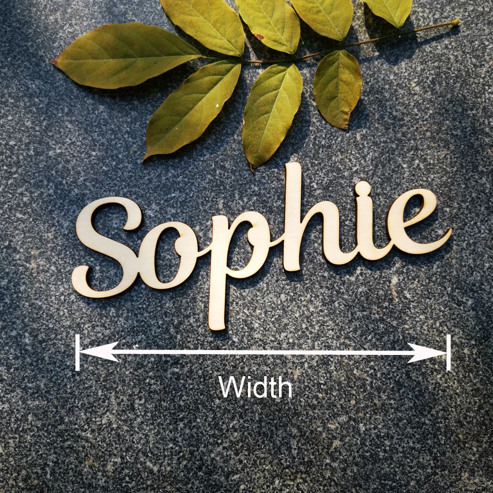 Pesonalized Acrylic Mirror Gold Wall Design Name Sign Wood Custom Baby Name Sign Wedding Birthday Party Baby Shower Shop Sign (2)