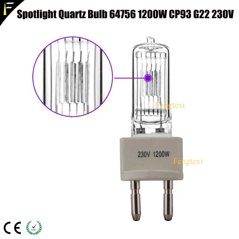 Мягкая ТВ лампа FTL G22 230V 1200W CP93 64756 точечная 1200w кварцевая теплого цвета | Лампы и
