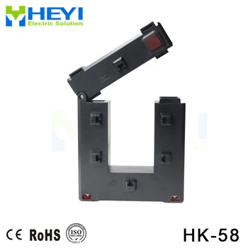 

Amazing Update Clamp on split core current transformer HK-58 250-1200A/5A Class0.5 electrical transformer with hole 50*80 mm cts
