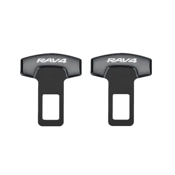 

For Toyota RAV4 Accessories Car Styling Safety Belt Buckles Real Trucks Car Seat Safty Belt Alarm Canceler Stopper 2PCS