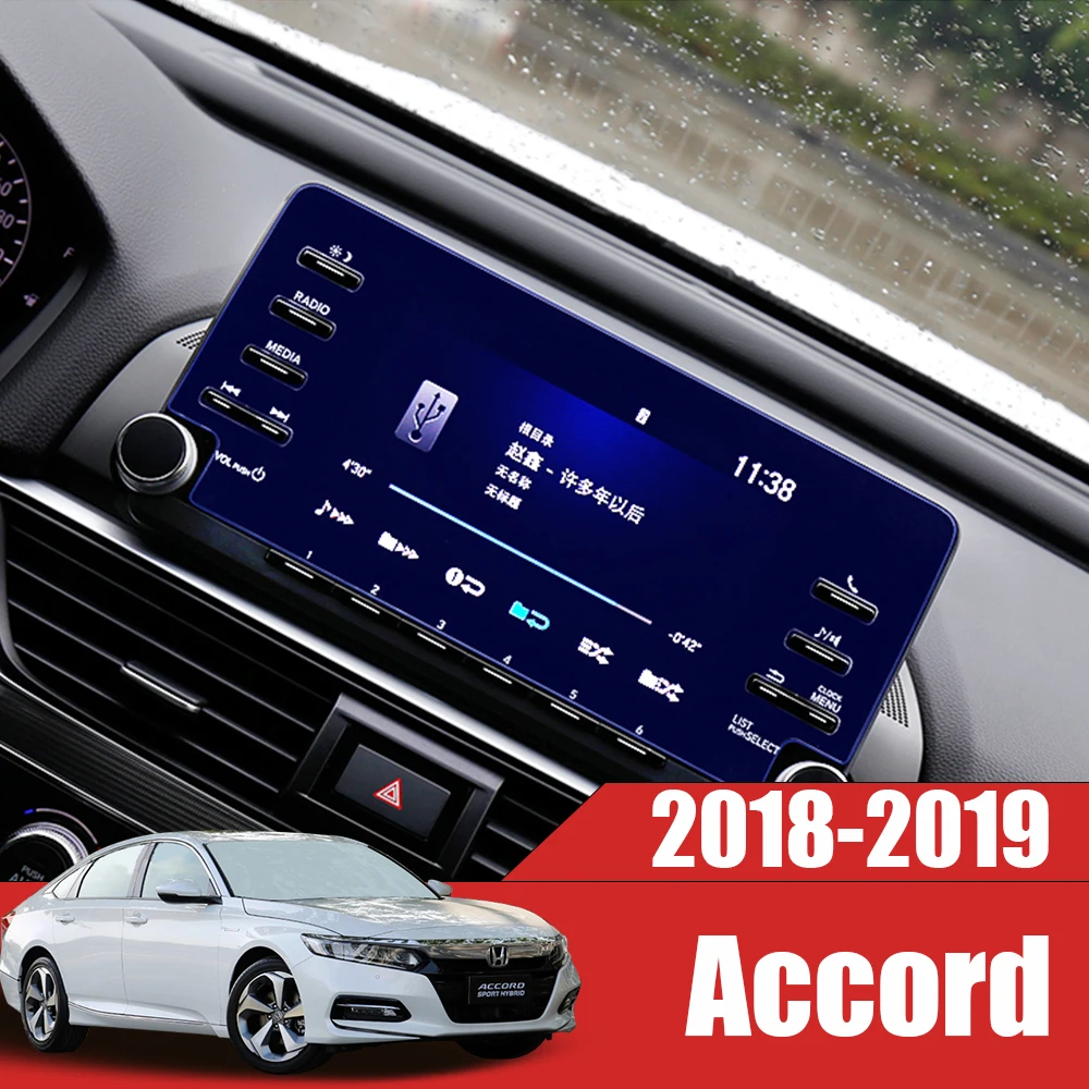 

GPS Navigation Hood Sun Shade Navigator Screen Navigation audio shade block anti visors For Honda Accord 10th 2018 2019