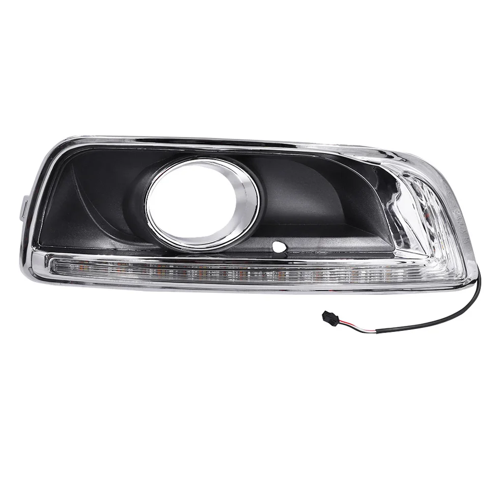 1 комплект светодиодный DRL с поворотник для Chevrolet Malibu 2011 2012 2013 дневного света дневные огни автомобиля