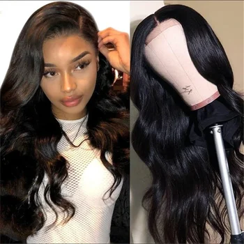 

13*4 Lace Front Human Hair Wigs Long Wavy Brazilian Hair Natural Hairline Preplucked Glueless Wig With Baby Hair For Women