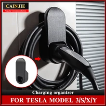 Organisateur de câbles de chargement de voiture, pour Tesla Model 3 S X Y, accessoires support de connecteur mural, support de chargeur, 2021
