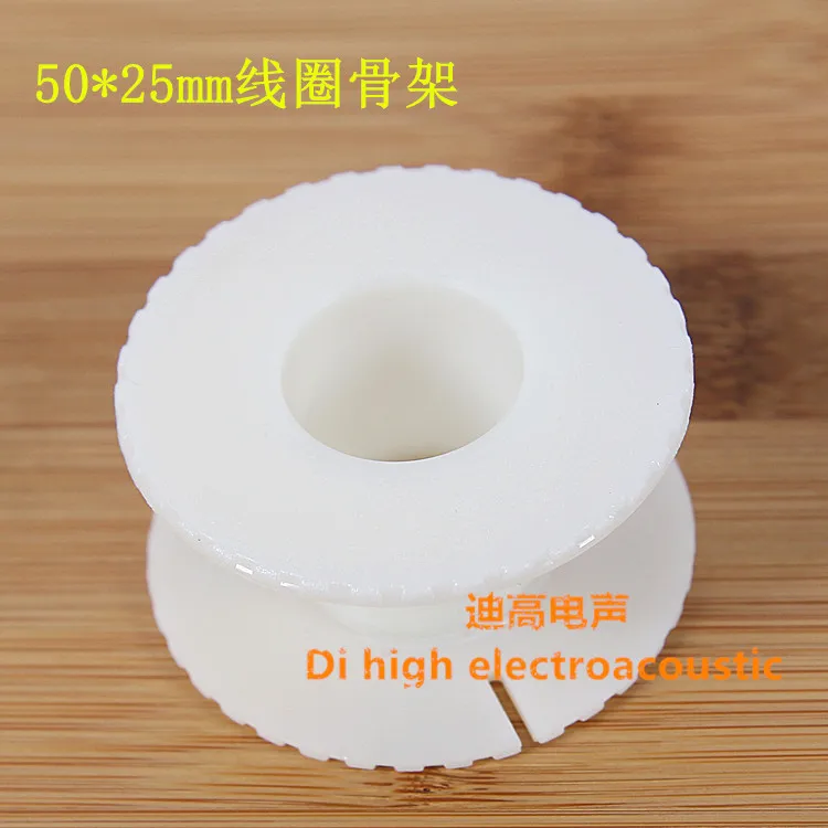 

Coil skeleton plastic spool inductance round 50 25 white hifi speaker counter-down inductor cytoskeleton,free shipping