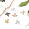10pcs Filigree flower leaf Wraps Metal Charms For Embellishment Scrapbook DIY Jewelry Metal Craft Wraps ear accessories ► Photo 2/6