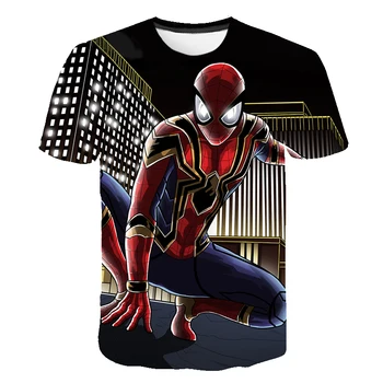 

3D baby boys T shirt kids clothes cool Spiderman clothes Anime Fashion girls clothes Costume summer children's clothing street