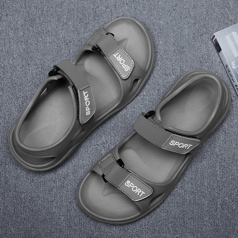 summer new sandals men's new shoes open toe sandals flat shoes Roman sandals men's casual sandals outdoor sports shoes