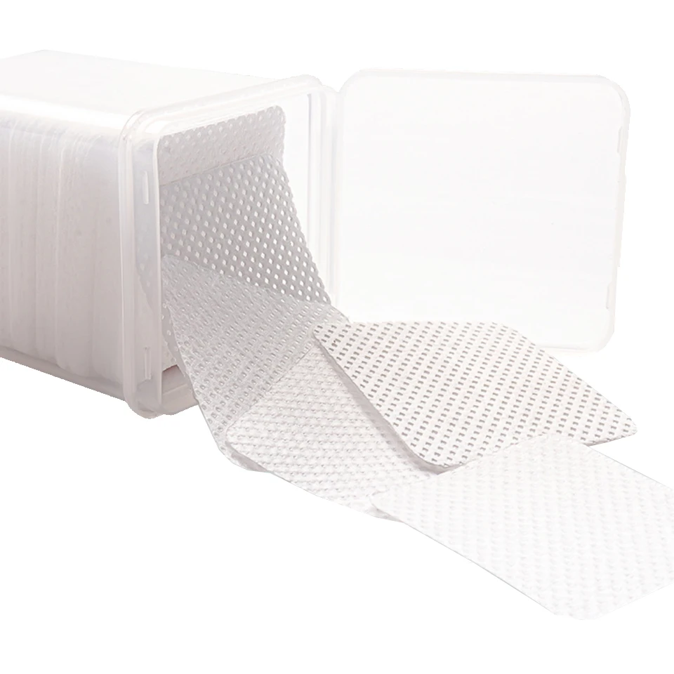 1 Box 200pcs Cotton Clean Cleaning Pads Wipe For Eyelash Extension Glue Bottle Mouth Nail Removal Towels Cotton Piece 4