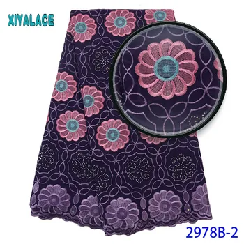 

Cotton Lace Fabric African Voile Lace With Stones Swiss Voile Lace In Switzerland High Quality 2019 For Women Wedding 2978b