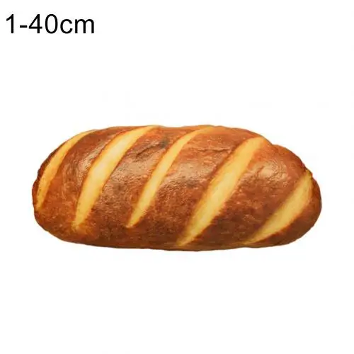 Butter Bread40cm 3D плюшевая подушка подарок мягкая спинка игрушки на день рождения Забавный имитирующий закусочный хлеб форма для детей домашний декор для девочек - Цвет: Butter Bread40cm