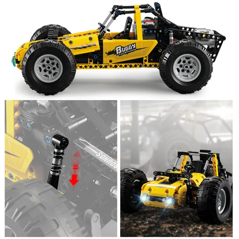 2 4 Ghz Technic RC вездеход внедорожник для скалолазания грузовик автомобиль Lepin