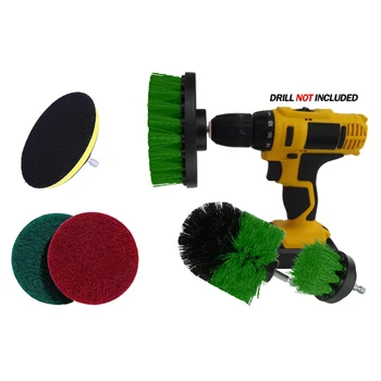 

6Pcs/Set Brush Attachment Kit Power Scrubber Drill for Cleaning Shower, Tub, Tile, Floor