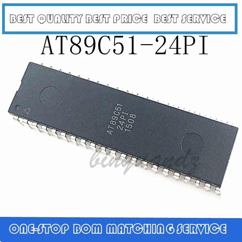 20 шт./лот AT89C51-24PI AT89C51-24PU AT89C51 DIP-40 новые оригинальные IC в наличии